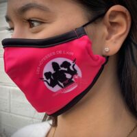 Masque HCC rose fuchsia avec filtre de protection PM2.5