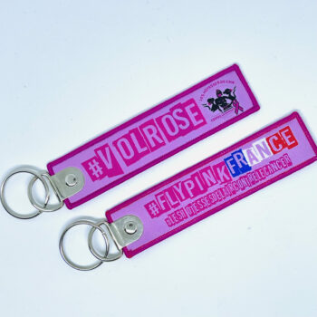 Porte clé "flamme" Vol Rose 2021/2022