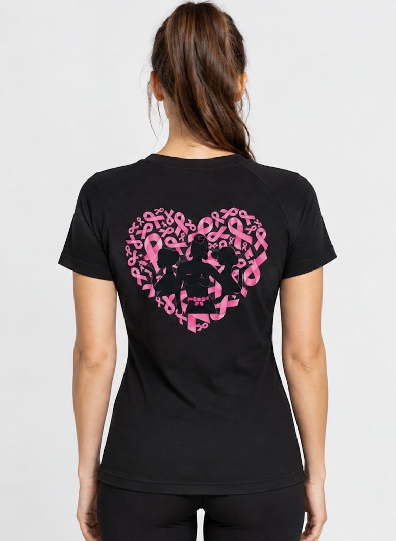 **2026** Tshirt Sport Sein'cerement Noir pour OCTOBRE ROSE 2026"